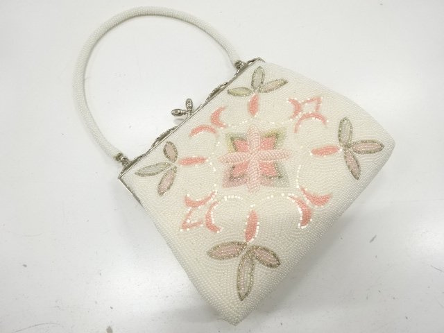 ビーズ　ハンドバッグ